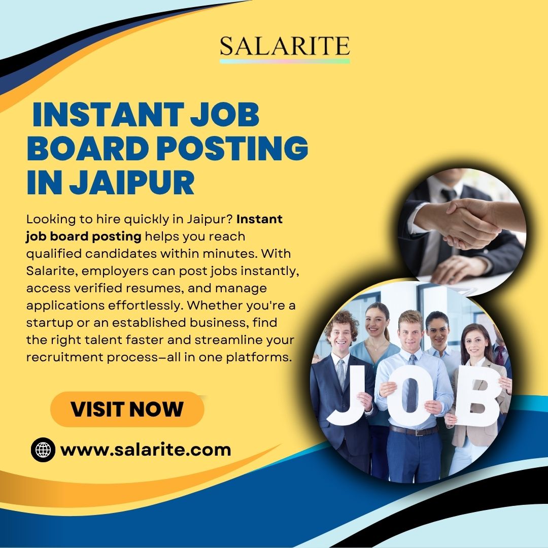 Instant Job Board Posting in jaipur